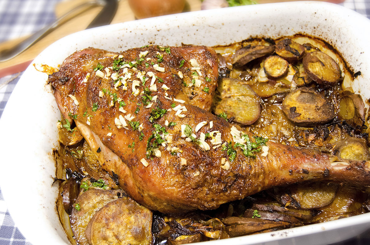 Perna de peru à Lagareiro